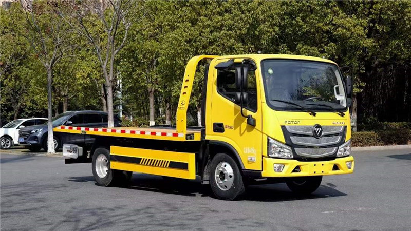 歐馬可藍(lán)牌一拖二清障車可上京牌