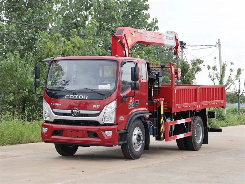 山西吳總訂購(gòu)一臺(tái)福田奧鈴大力哥隨車吊現(xiàn)車