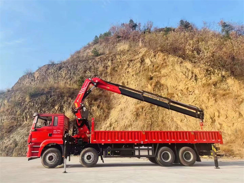 陜汽德龍8×4隨車吊國六b排放報(bào)價(jià)