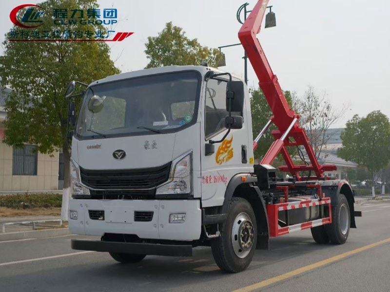 重汽豪曼3900軸距勾臂垃圾車
