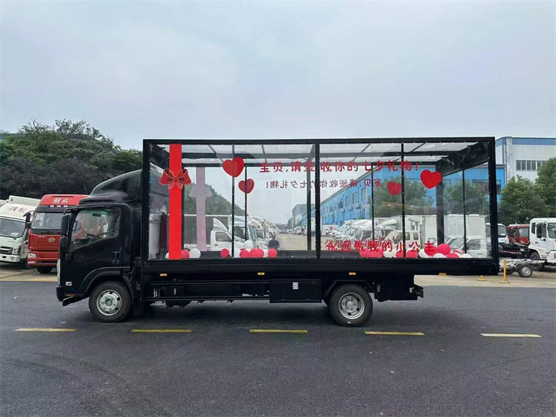 五十鈴全落地透明翼展箱清障車助力七夕