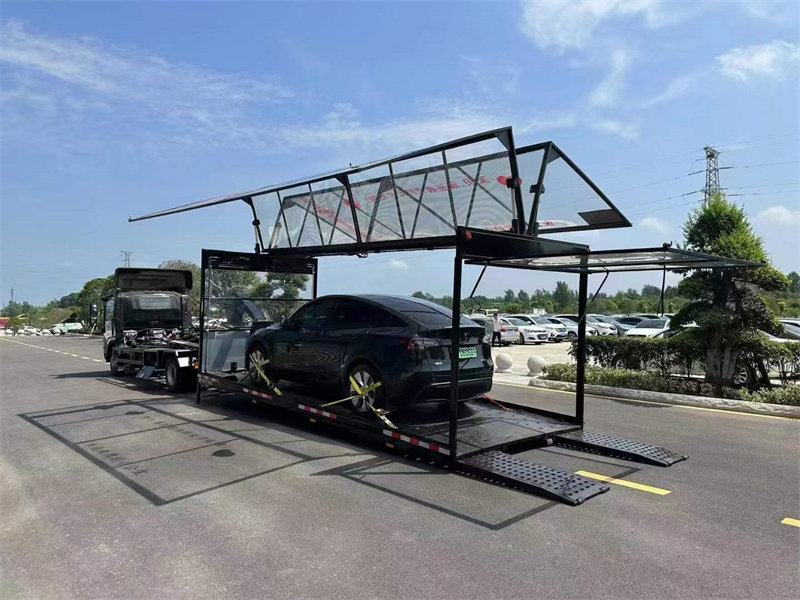 五十鈴全落地透明翼展箱清障車助力七夕