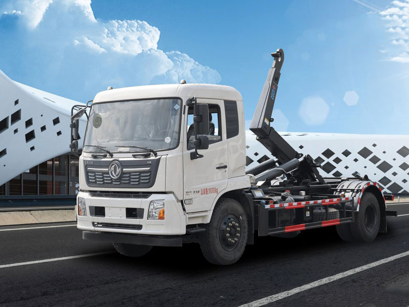 東風(fēng)天錦車廂可卸式垃圾車