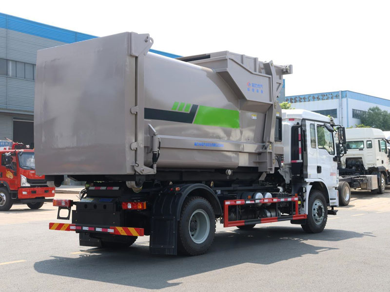 陜汽德龍L3000車廂可卸式垃圾車