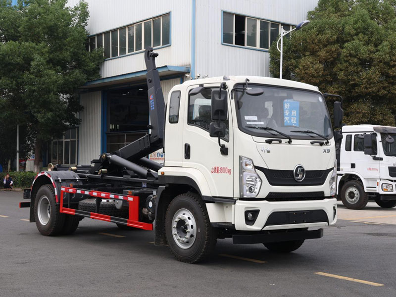 陜汽軒德X9車廂可卸式垃圾車