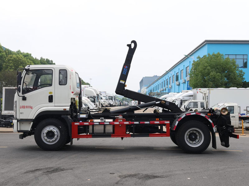 陜汽軒德X9車廂可卸式垃圾車