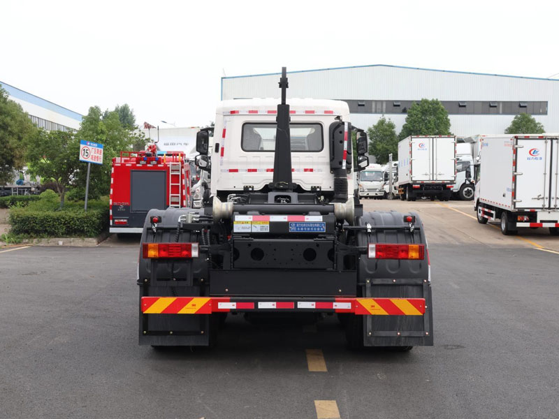 陜汽軒德翼6后雙橋車廂可卸式垃圾車