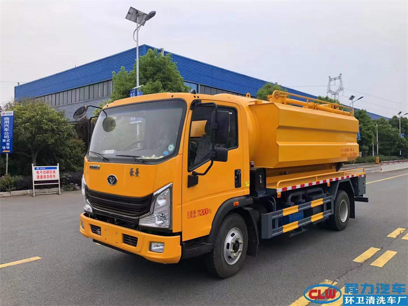 重汽新款10方清洗吸污車性價比之