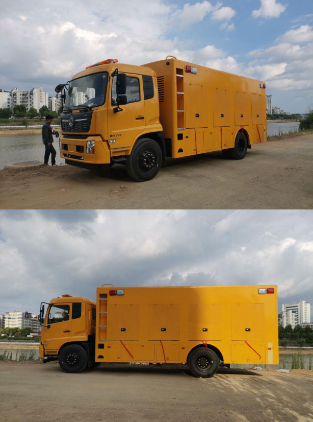 子母式3000方排水車