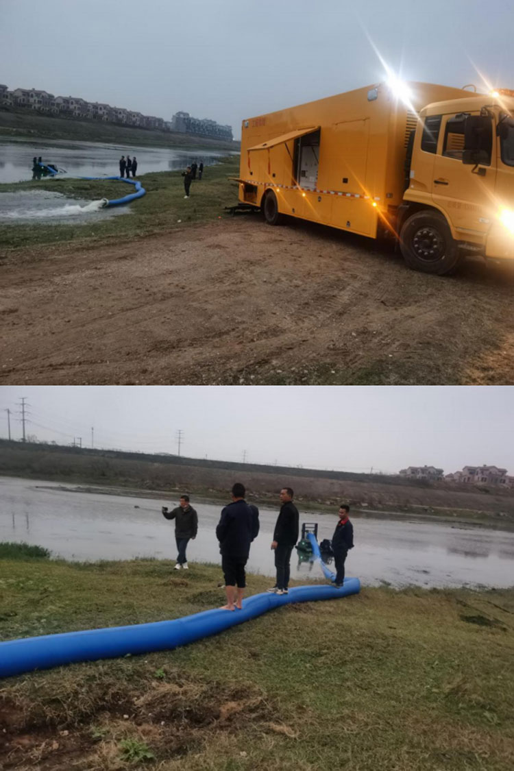 子母式3000方排水車