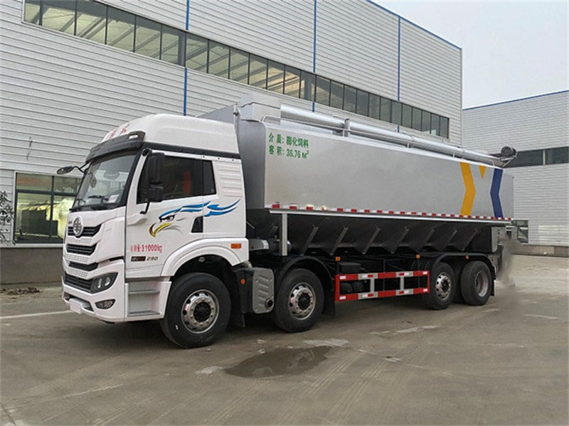 31方解放JH6前四后八散裝飼料車新品上市