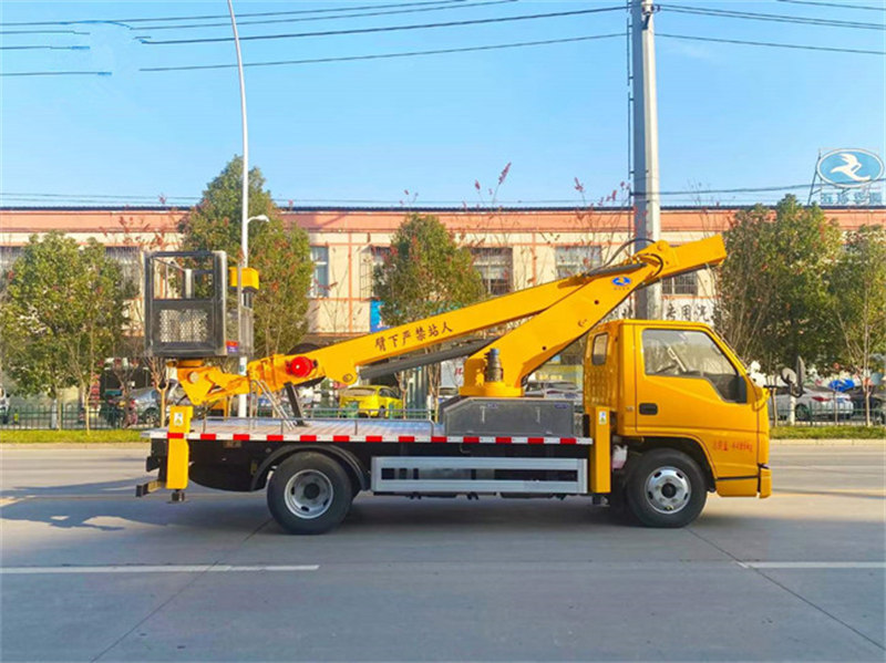 江淮21米直臂高空作業(yè)車動力足還省油