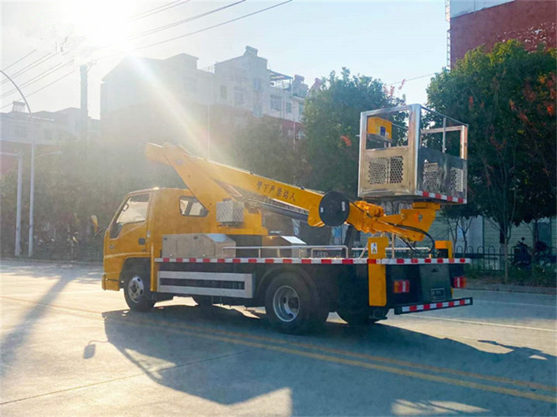 江淮21米直臂高空作業(yè)車動力足還省油