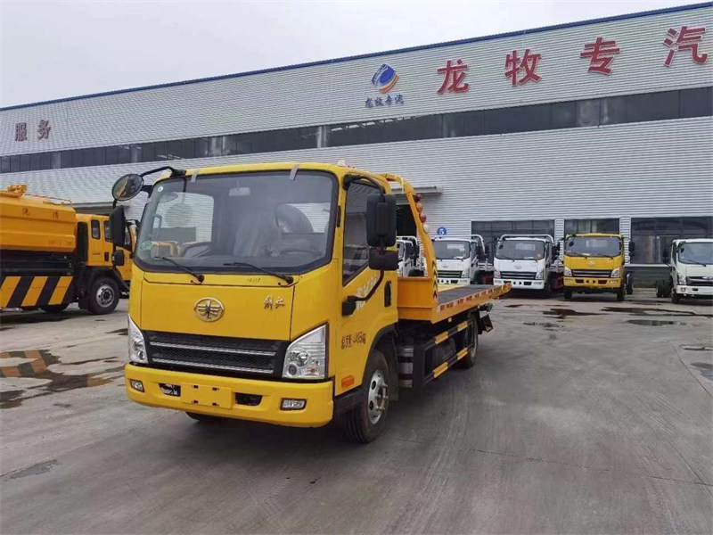 解放虎VN升級版重載板清障車輕松拖7噸