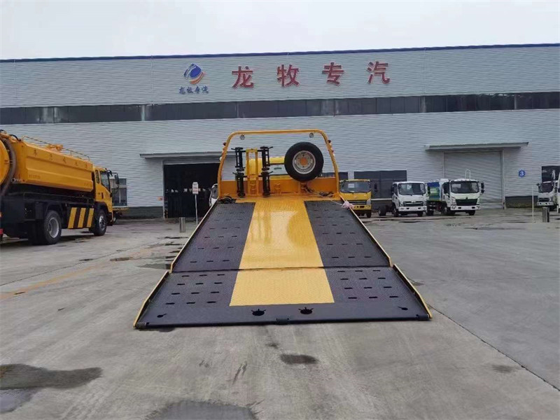 解放虎VN升級版重載板清障車輕松拖7噸