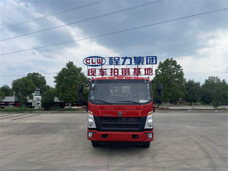 重汽豪沃平板運輸車藍牌重載爆款