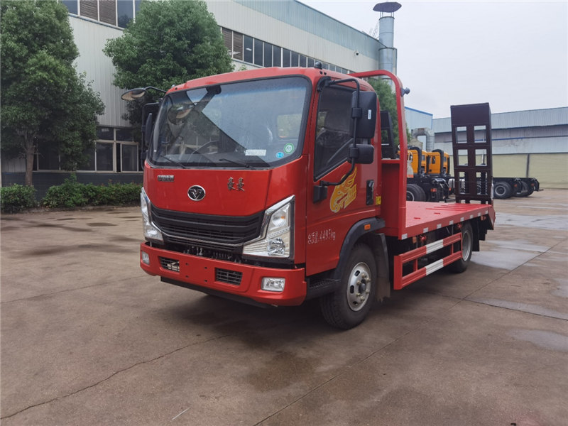 重汽豪曼平板運輸車評測藍牌3280軸距