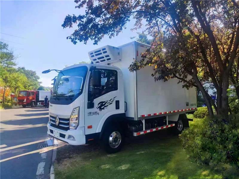 重汽王牌藍牌冷藏車評測大后橋大馬力
