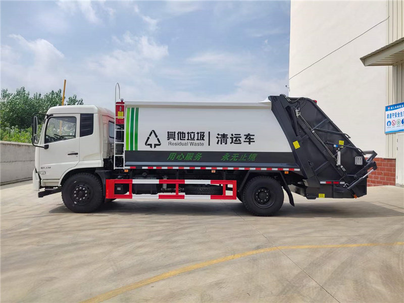 東風(fēng)天錦后裝壓縮式垃圾車評(píng)測(cè)東風(fēng)GB7258-2017新規(guī)底盤