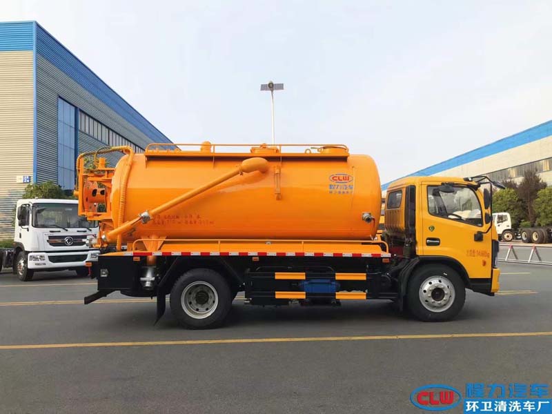 東風(fēng)凱普特一體罐清洗吸污車(chē)容積約11.5立方