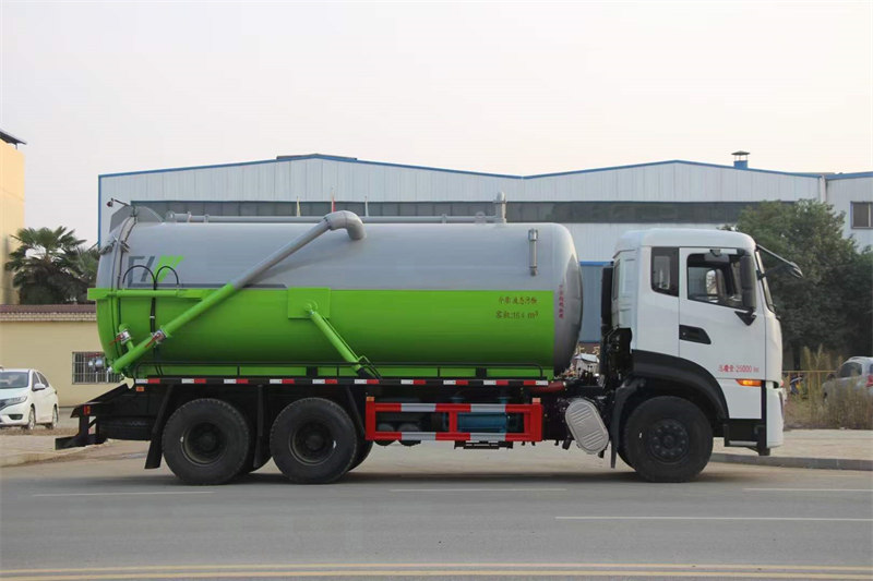 東風?龍?zhí)?后雙橋吸污車實力派污油清理神器