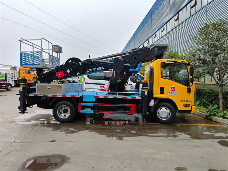 五十鈴28米直臂高空作業(yè)車上藍(lán)牌免征購置稅