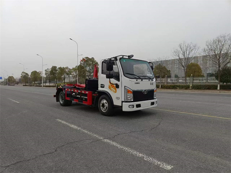 豪曼純電動藍牌可下地下室勾臂垃圾車3360軸距地庫車