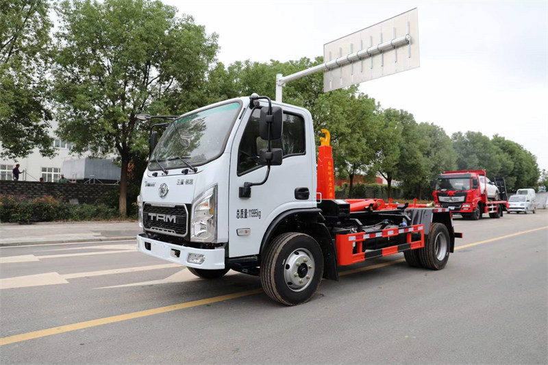 國(guó)企品牌的力量 三環(huán)車廂可卸式垃圾車 可進(jìn)地下室