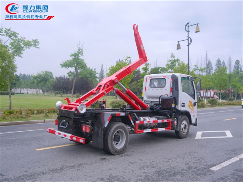 重汽豪曼國(guó)六藍(lán)牌重載車廂可卸式垃圾車
