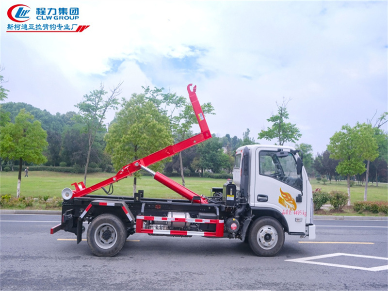 重汽豪曼國(guó)六藍(lán)牌重載車廂可卸式垃圾車