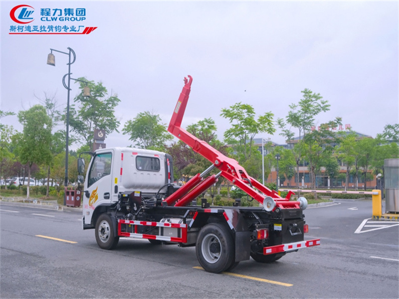 重汽豪曼國(guó)六藍(lán)牌重載車廂可卸式垃圾車