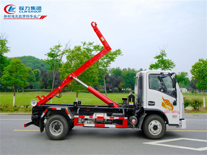 重汽豪曼國(guó)六藍(lán)牌重載車廂可卸式垃圾車
