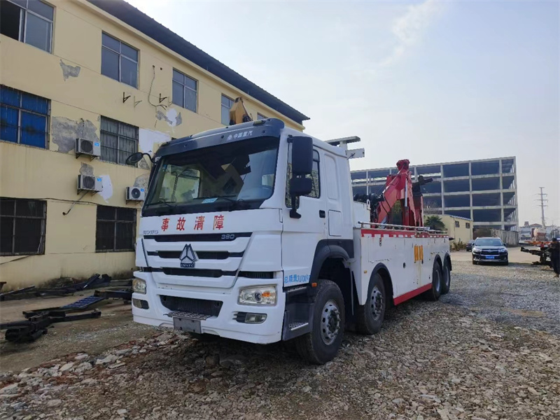 二手前四后八拖吊聯(lián)體清障車