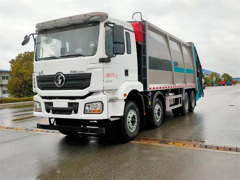 陜汽德龍M3000前四后八30方壓縮垃圾車配置