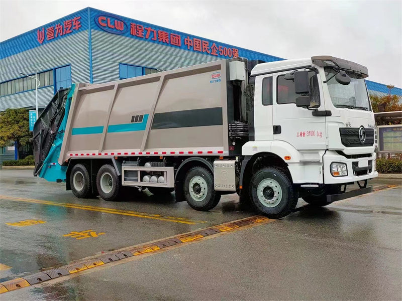 陜汽德龍M3000前四后八30方壓縮垃圾車配置