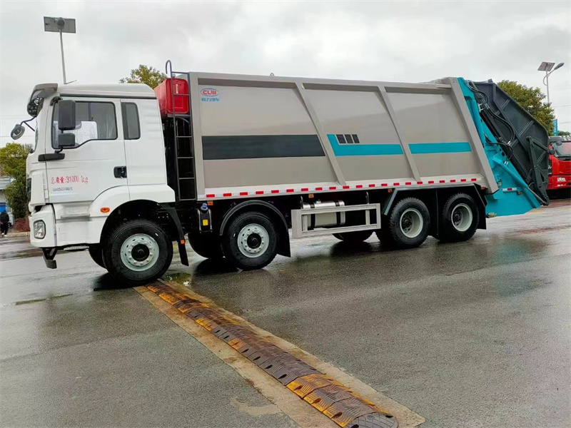 陜汽德龍M3000前四后八30方壓縮垃圾車配置