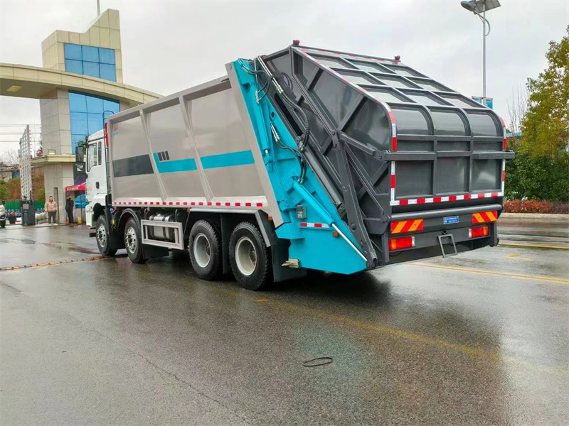 陜汽德龍M3000前四后八30方壓縮垃圾車配置