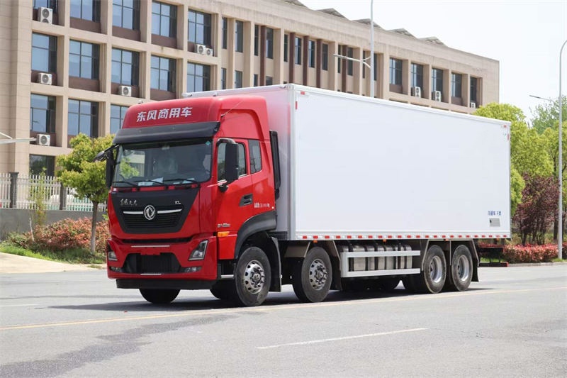 東風(fēng)天龍KL9米6發(fā)泡冷藏車現(xiàn)車