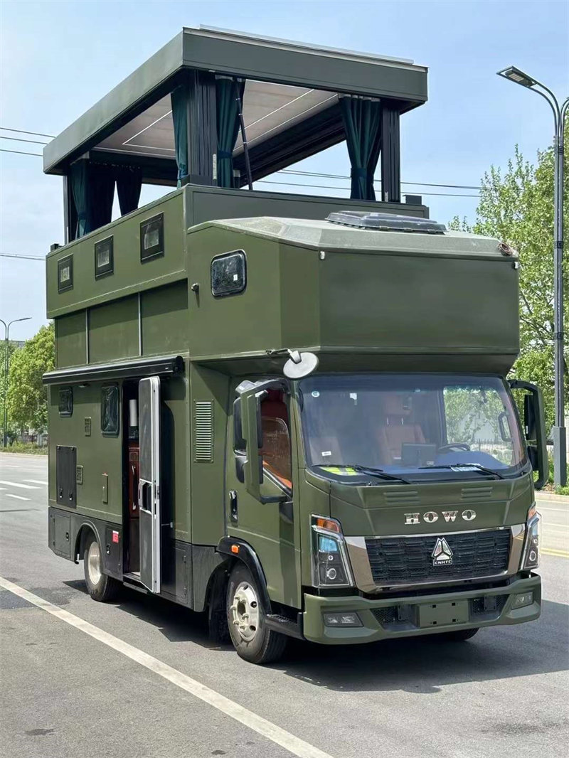 綠野仙蹤重汽豪沃升頂套娃式房車廠家直銷