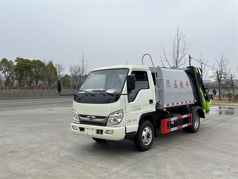 福田藍牌壓縮垃圾車廠家價格11萬左右