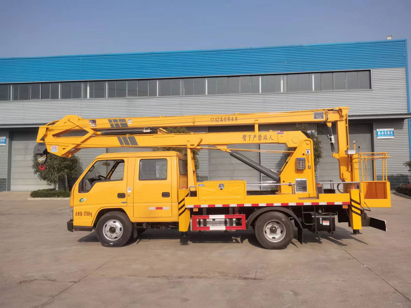 國(guó)六江鈴黑臉17.5米高空作業(yè)車(chē)