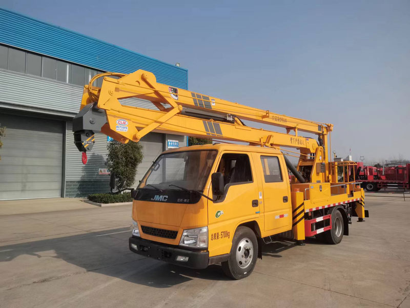 國(guó)六江鈴黑臉17.5米高空作業(yè)車(chē)