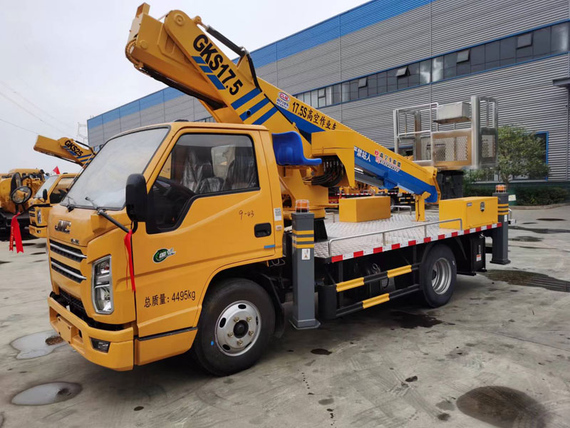 國六江鈴順達藍牌17米5高空作業(yè)車