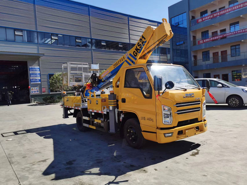 國六江鈴藍(lán)牌21米高空作業(yè)車