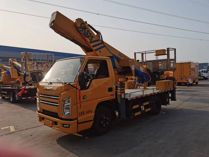 國六江鈴藍(lán)牌25米高空作業(yè)車