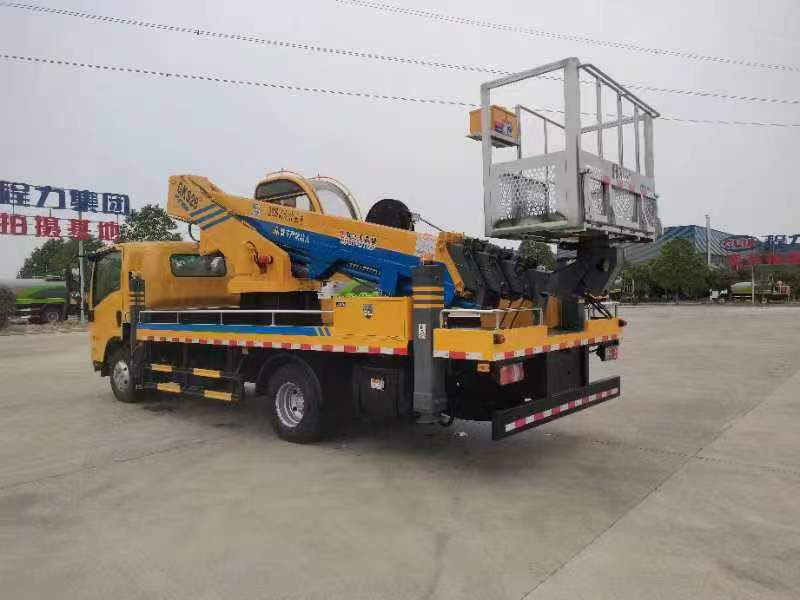 國六慶鈴五十鈴26米伸縮臂高空作業(yè)車