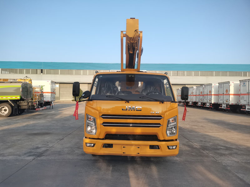 國六江鈴藍(lán)牌27米直臂高空作業(yè)車