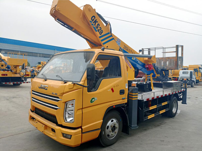 國六江鈴順達(dá)藍(lán)牌28米高空作業(yè)車