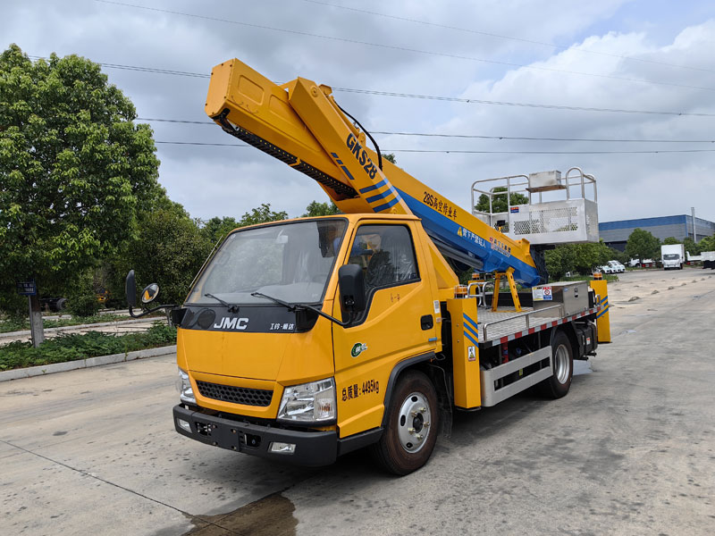 國六江鈴順達藍牌28米輕量化高空作業(yè)車