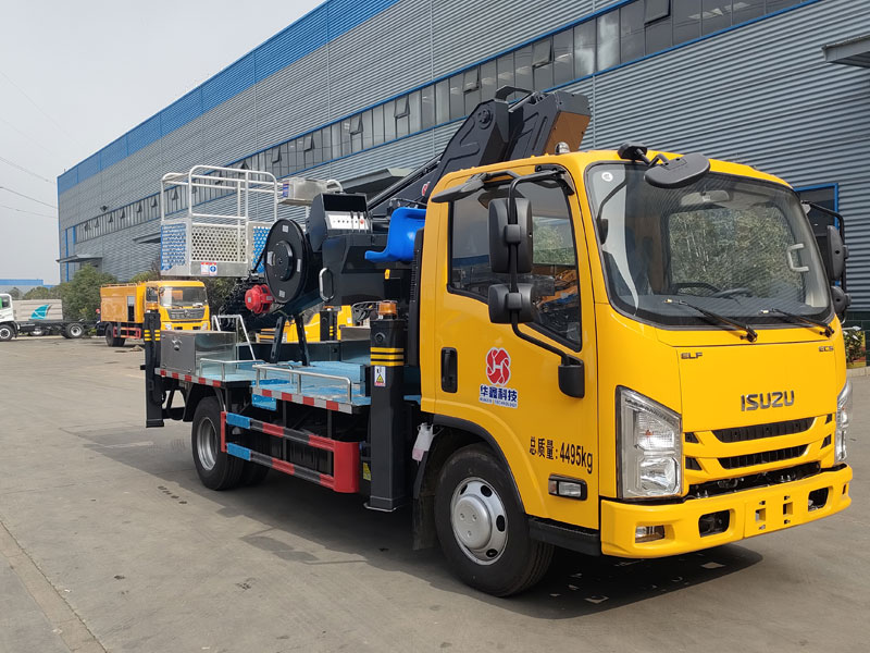 國六慶鈴五十鈴28米高空作業(yè)車